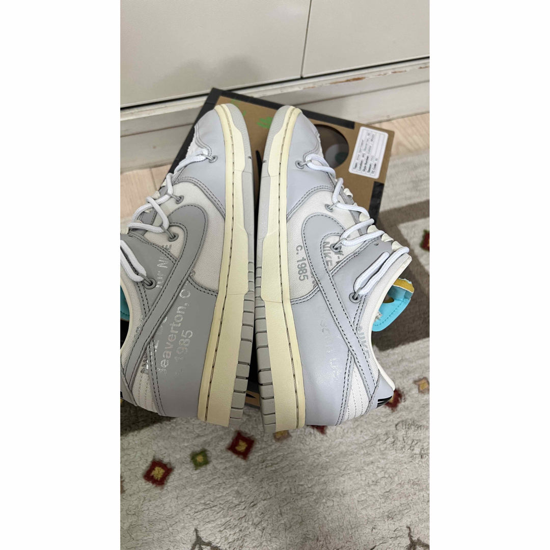 OFF-WHITE × NIKE DUNK LOW 27.5cm