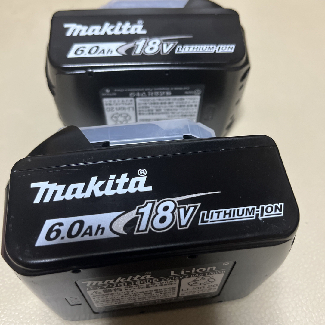 マキタ18V ６Aｈ　純正バッテリー　BL1860B 6.0Ah 新品未使用工具