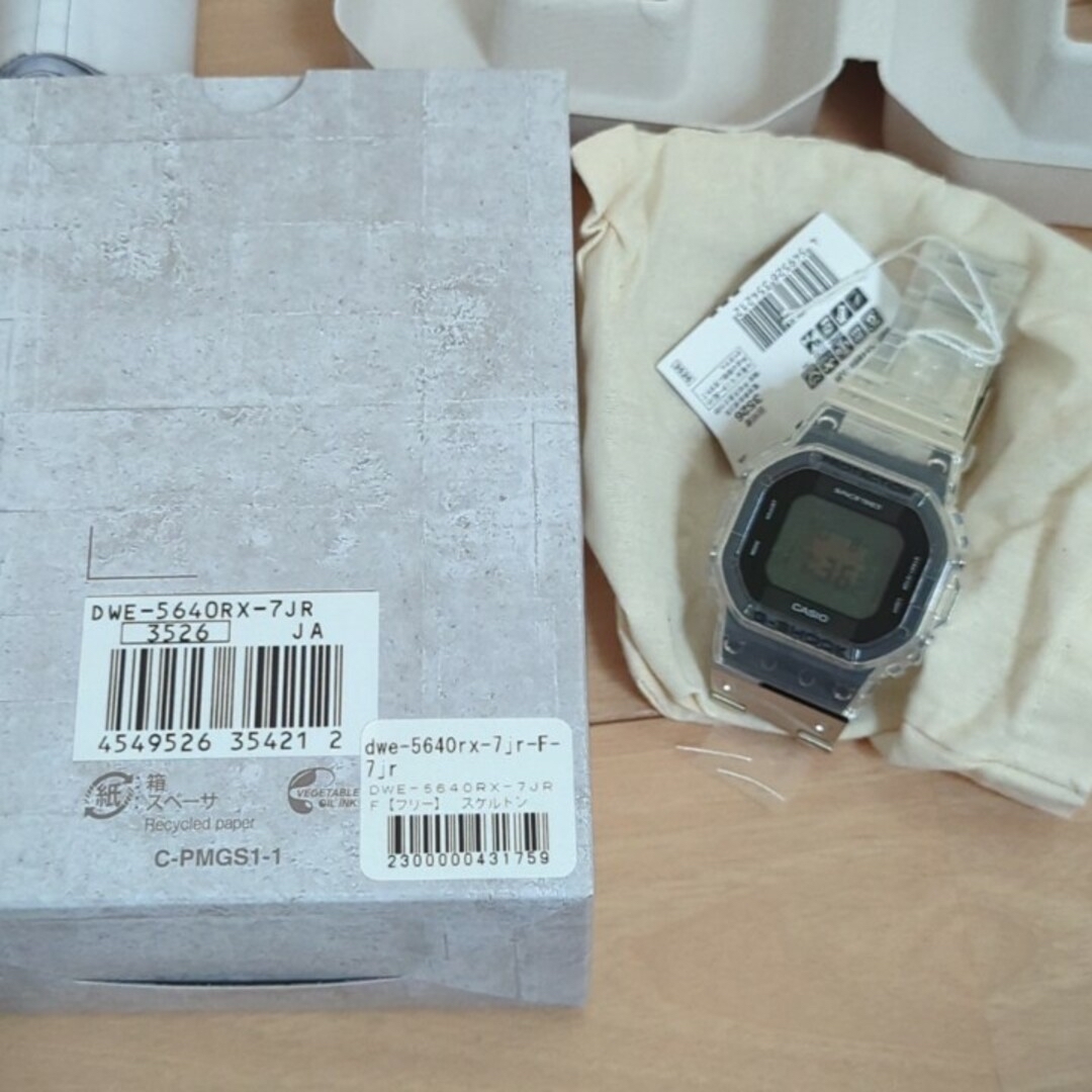 G SHOCK   新品 G SHOCK th DWERXJR スケルトンの通販 by MBS