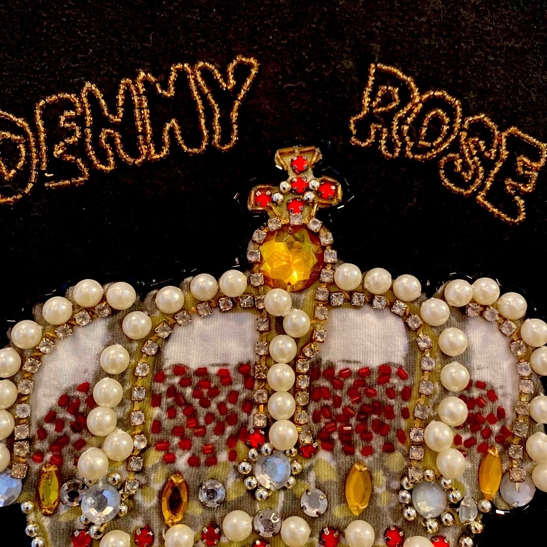 DENNYROSE(デニーローズ)の★デニーローズ『DENNY ROSE』Tシャツ 【Ｍ】ビーズワーク　刺繍 レディースのトップス(カットソー(半袖/袖なし))の商品写真