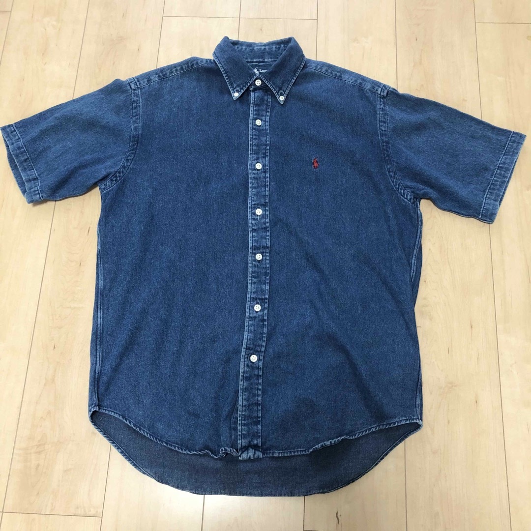 POLO RALPH LAUREN(ポロラルフローレン)の‘90s Ralph Lauren BLAKE デニムシャツ　ボタンダウン メンズのトップス(シャツ)の商品写真