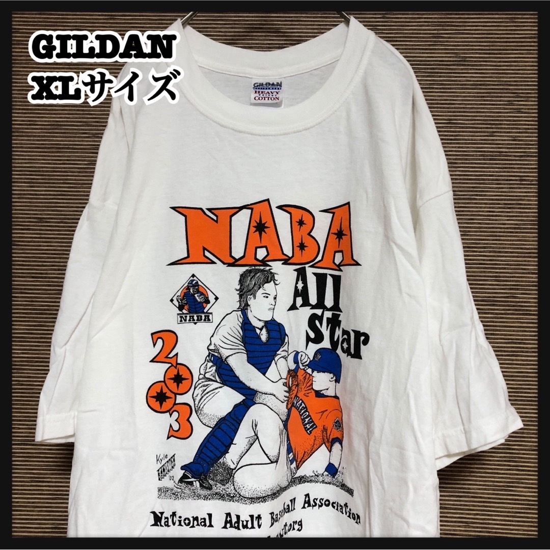 【ギルダン】半袖Tシャツ　野球　NABA ベースボール　キャッチャー29 | フリマアプリ ラクマ