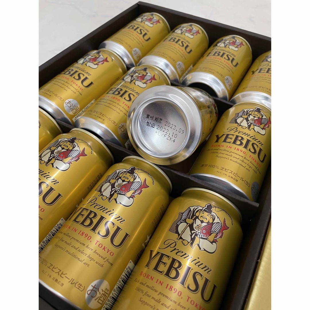 サッポロビール ヱビスビール 缶350ml 12本セット YE3D - 酒