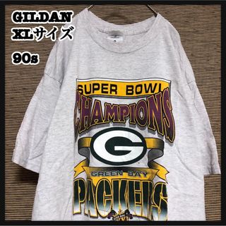 ギルタン(GILDAN)の【ギルダン】メキシコ製半袖Tシャツ　グリーンベイパッカーズ　アメフトデカロゴ29(Tシャツ/カットソー(半袖/袖なし))