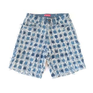 シュプリーム(Supreme)のW30)Supreme FRAYED PATCHWORK BAGGY SHORT(ショートパンツ)