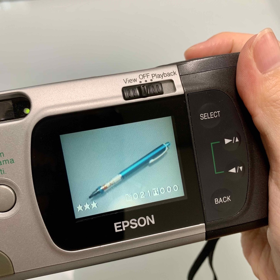 EPSON(エプソン)の【中古】EPSON CP-500 デジタルカメラ　レア スマホ/家電/カメラのカメラ(コンパクトデジタルカメラ)の商品写真