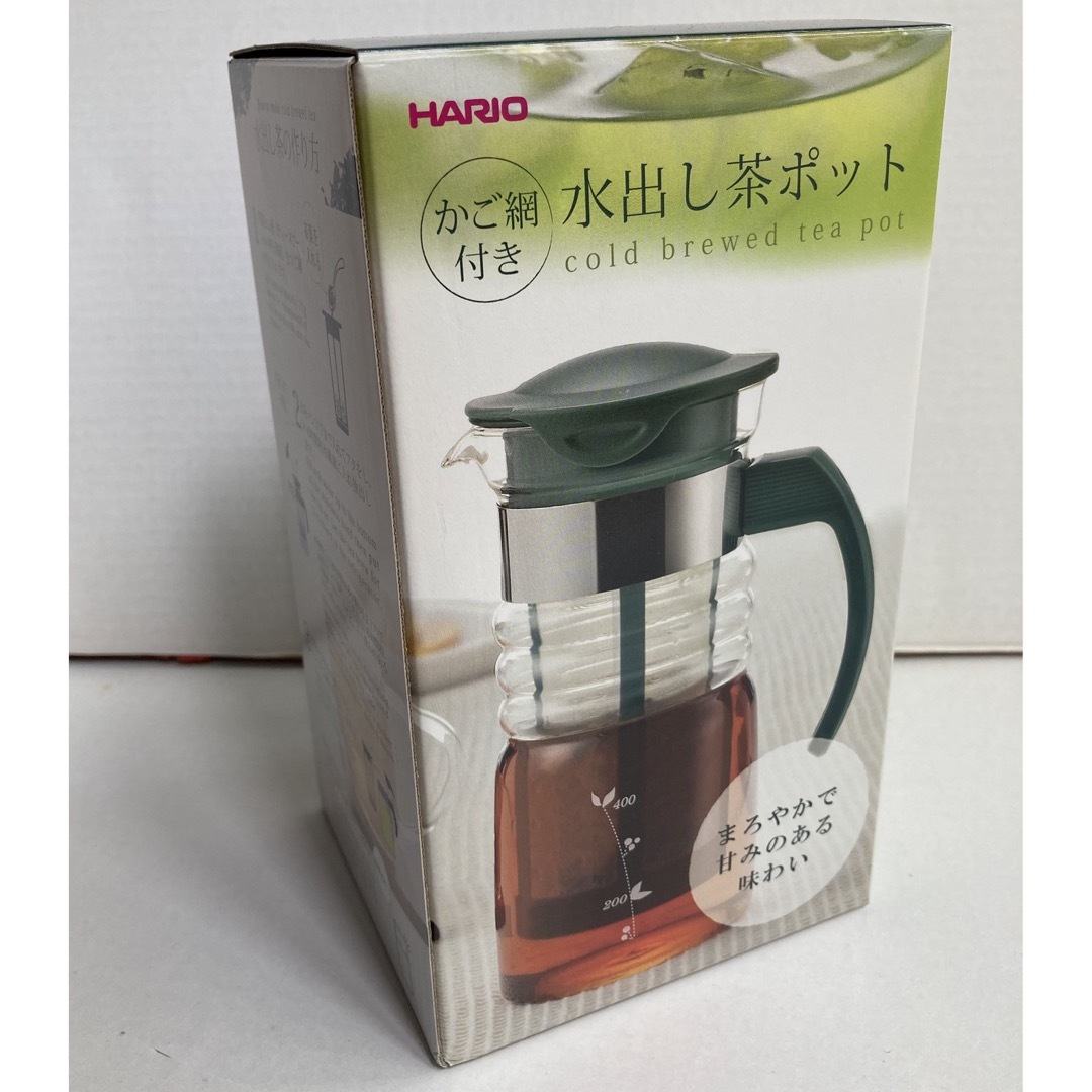 HARIO(ハリオ)のハリオ かご網付き 水出しポット インテリア/住まい/日用品のキッチン/食器(タンブラー)の商品写真