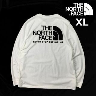 ザノースフェイス(THE NORTH FACE)のノースフェイス 長袖 Tシャツ US限定 ハーフドームロゴ(XL)白180902(Tシャツ/カットソー(七分/長袖))