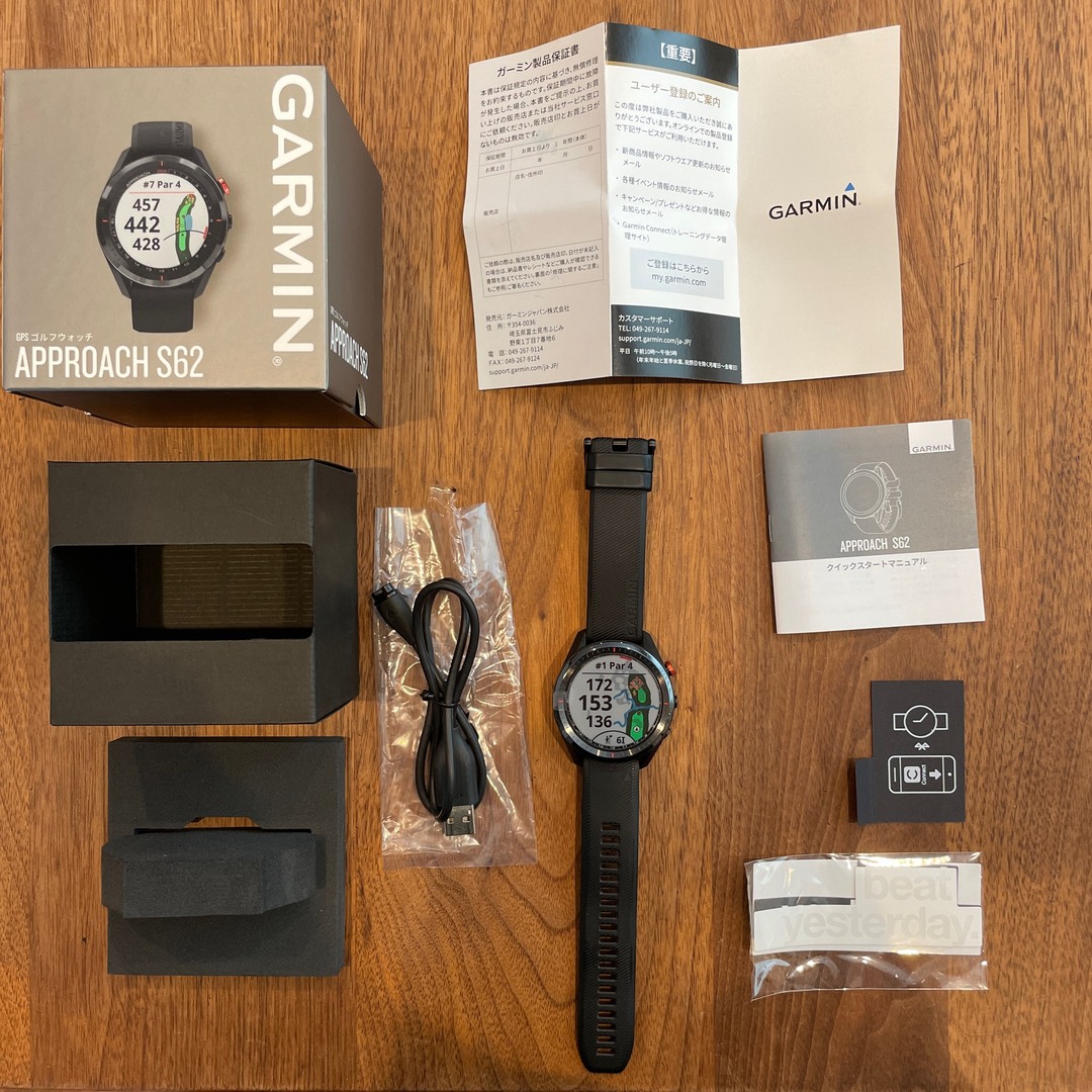 GARMIN - GARMIN APPROACH S62 アプローチ黒 おまけ付きの通販 by