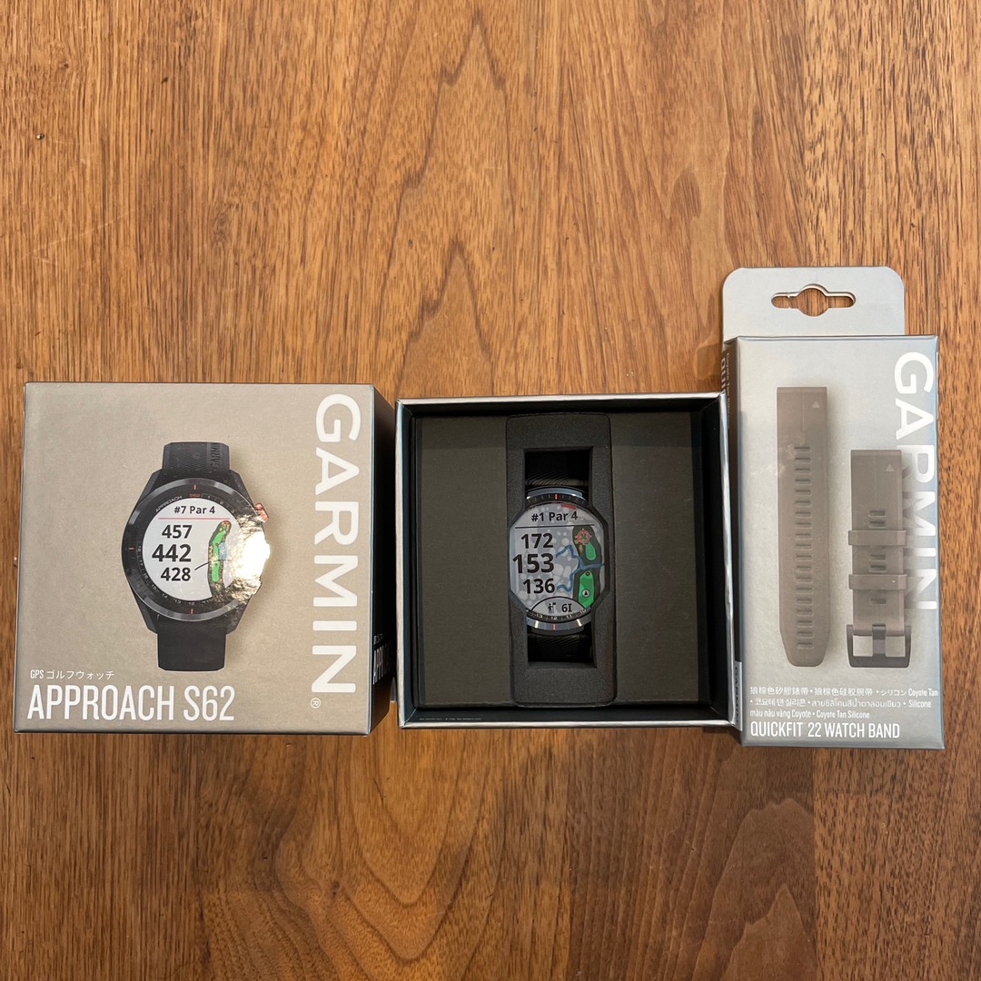 GARMIN - GARMIN APPROACH S62 アプローチ黒 おまけ付きの通販 by