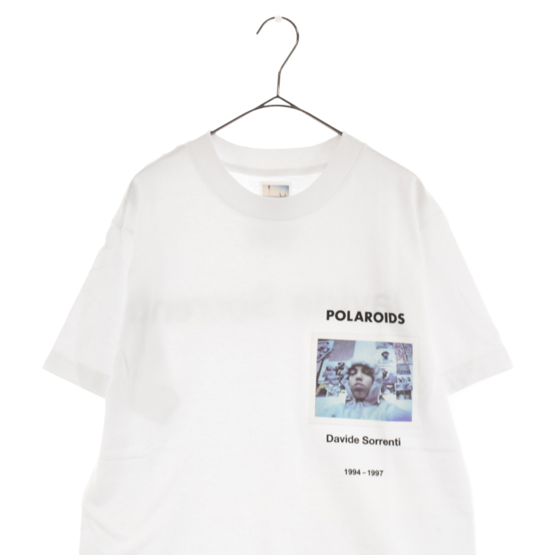 WACKO MARIA ワコマリア 23AW DAVIDE SORRENTI / CREW NECK T-SHIRT (TYPE-2) ダヴィデソレンティ フォトTシャツ ホワイト (DAVIDESORRENTI-WM-TEE05)