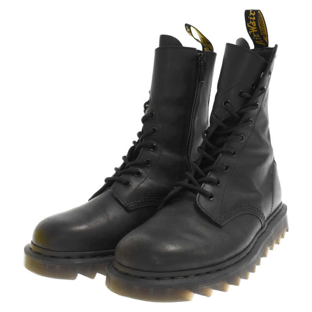 Dr.Martens ドクターマーチン ×YOHJI YAMAMOTO (ヨウジヤマモト) 1490 YY ZIGGY×ヨウジヤマモト 10ホール ねじれブーツ ブラック UK10/US10