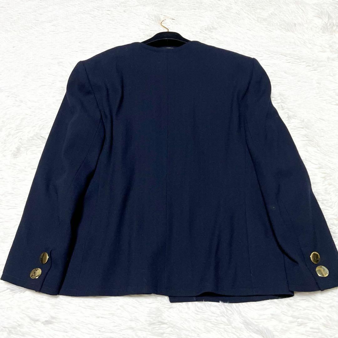 販売販促 GIVENCHY ジバンシー ノーカラージャケット 金ボタン 大きい