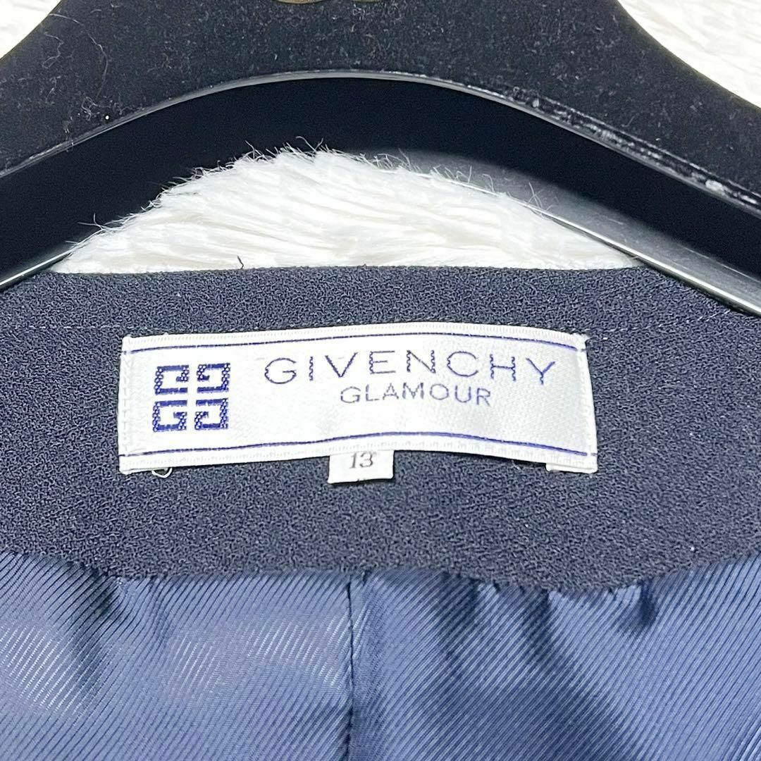 GIVENCHY ジバンシー ノーカラージャケット 金ボタン 大きいサイズ 13