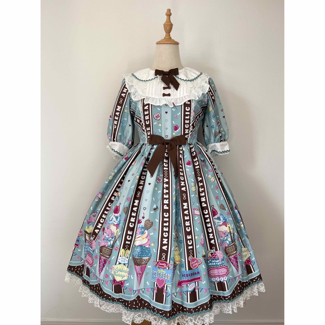 angelic pretty ice cream parlor ミントワンピ