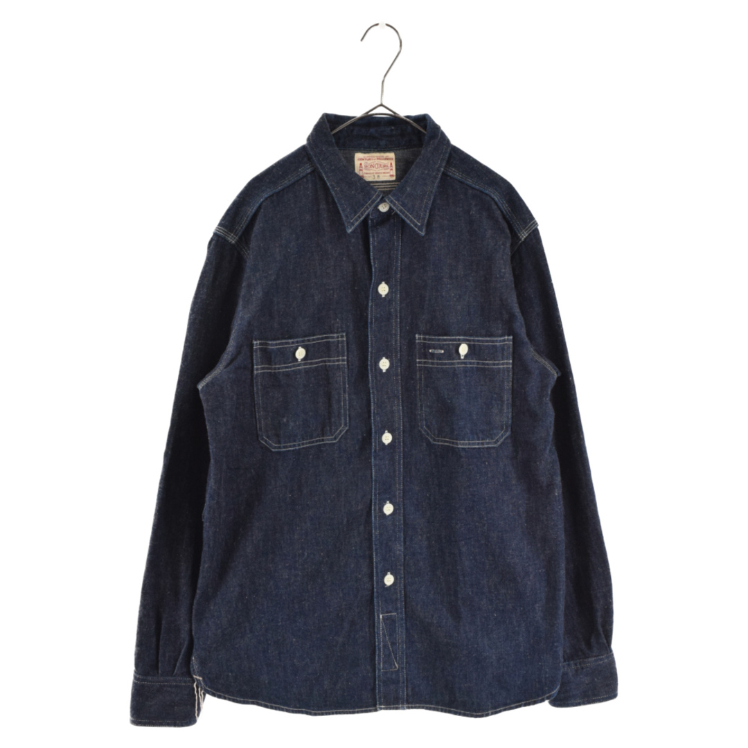 BONCOURA ボンクラ Work Shirt Denim ワークデニム長袖シャツ インディゴ