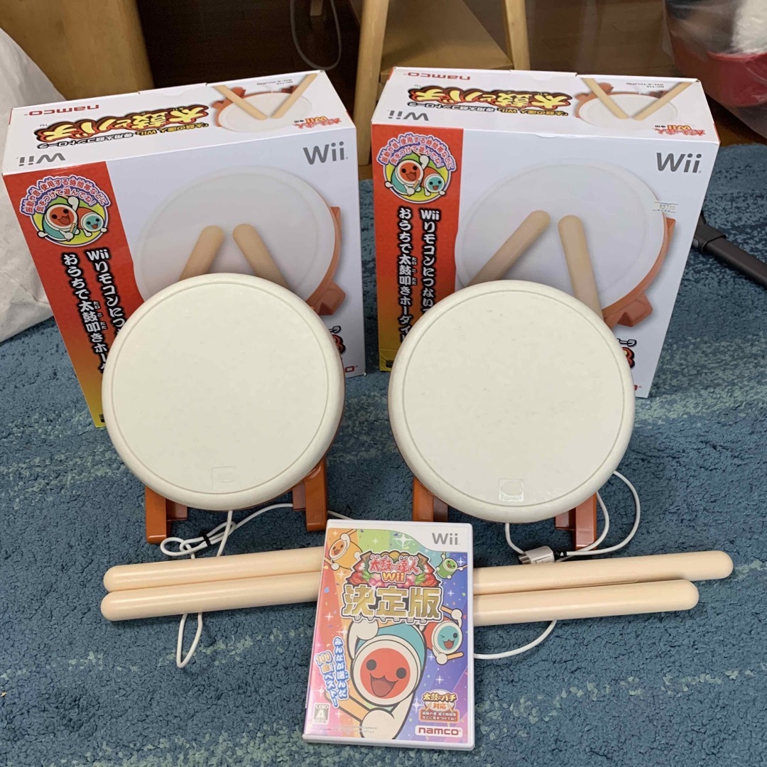 太鼓の達人Wii 決定版 Wii   太鼓とバチ　2セット
