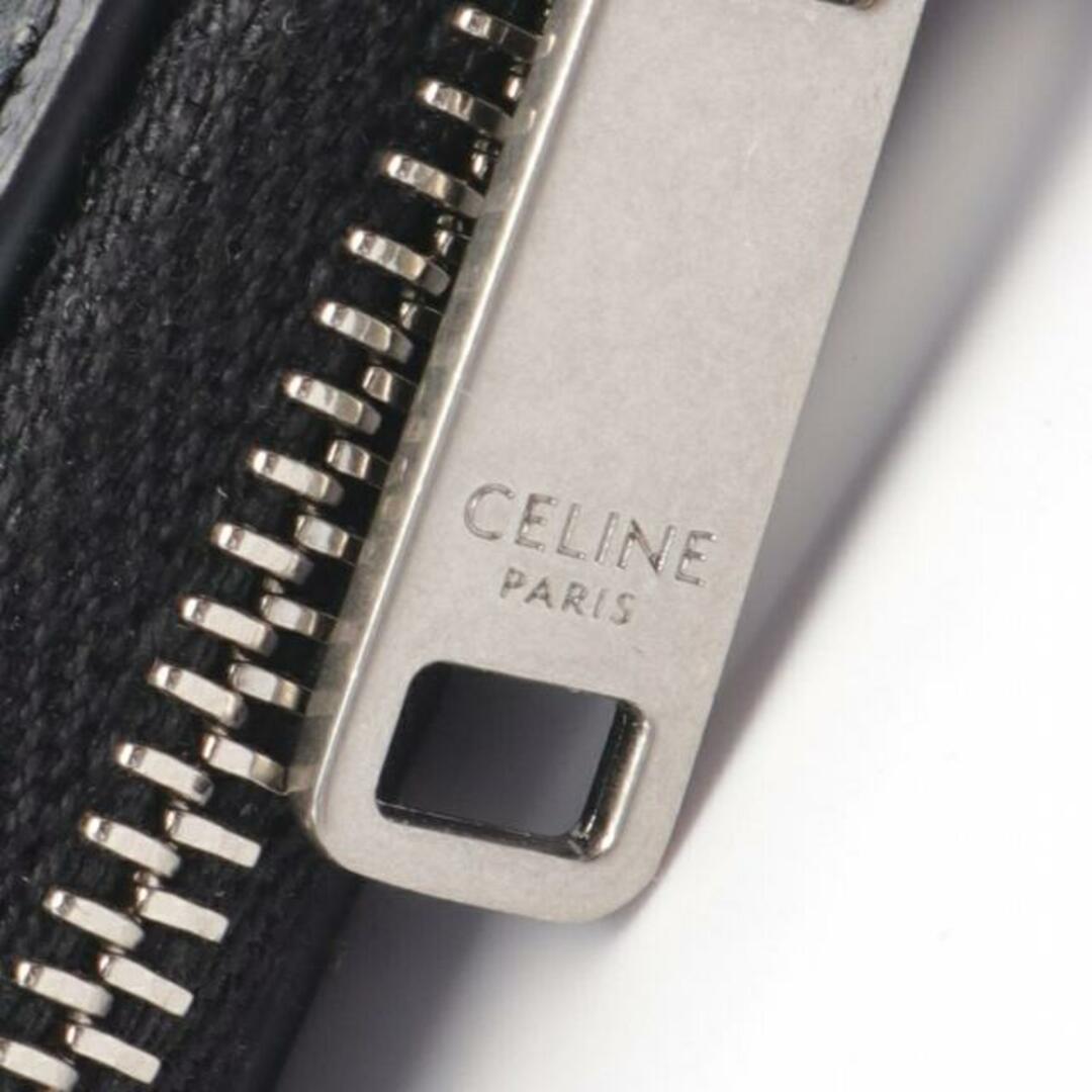 celine(セリーヌ)のコイン＆カードポーチ CELINEプリント コインケース PVC ブラック ホワイト キーリング付き レディースのファッション小物(財布)の商品写真