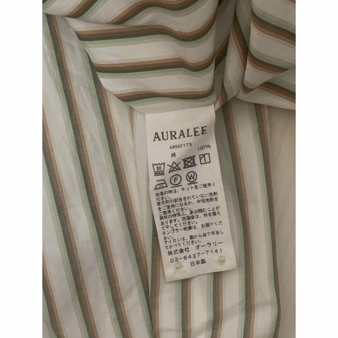 AURALEE(オーラリー)の【定価26,000円】AURALEE | オーラリー シャツ A9SS01TS メンズのトップス(シャツ)の商品写真