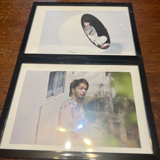 ワニブックス(ワニブックス)の中村倫也　蓑唄　写真展　入場特典　ポストカード　美品　写真立て　2枚セット(男性タレント)