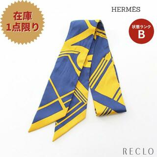Hermes - ツイリー 「Les Coupes Tattoo」 リボン スカーフ シルク ...