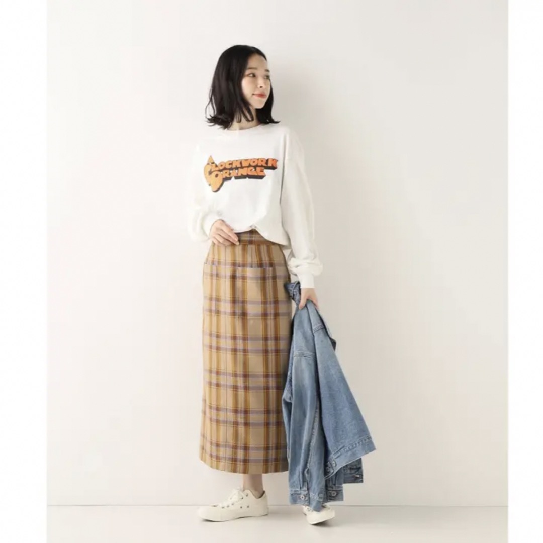 SLOBE IENA - 【美品】SLOBE IENA ウールライク サイドポケット タイト