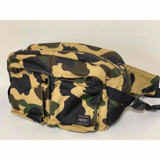 ポーター(PORTER)のPORTER/ウエストバッグ/カモ/別注/エイプ/BAPE/迷彩/コラボ/限定(ウエストポーチ)