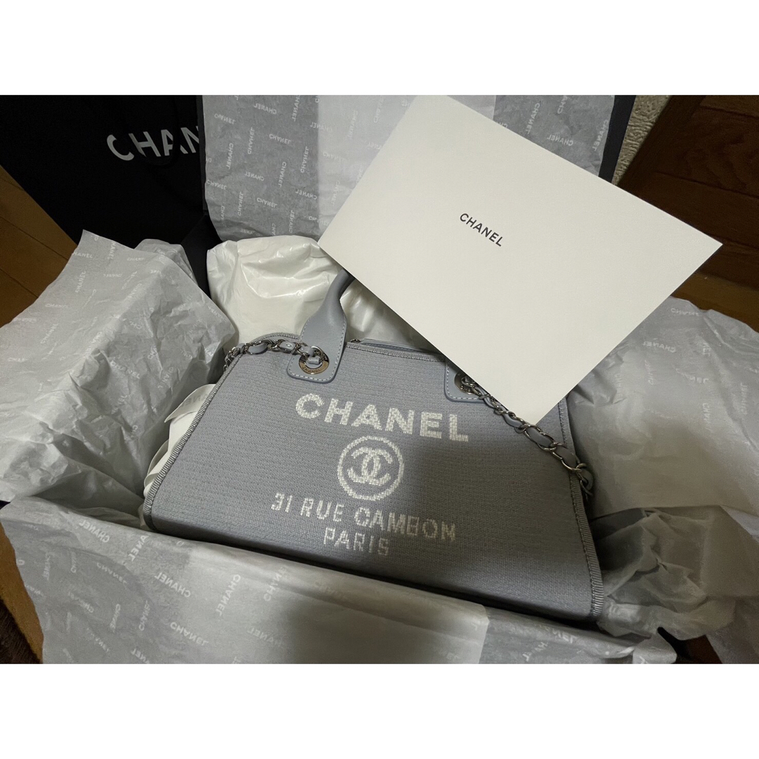 CHANEL シャネル　ドーヴィル　2WAY トートバッグ　ハンドバッグ