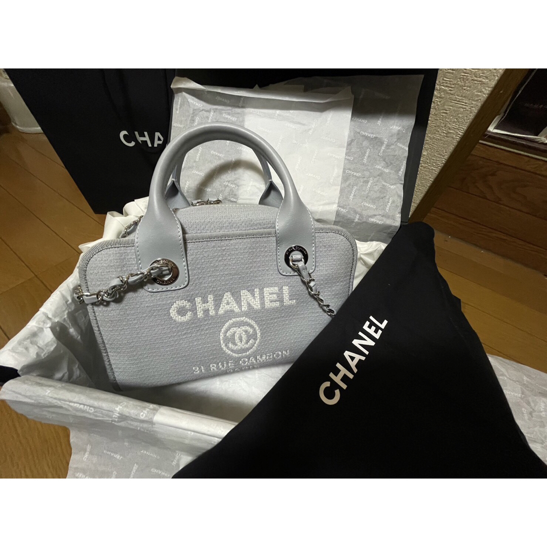 CHANEL シャネル　ドーヴィル　2WAY トートバッグ　ハンドバッグ