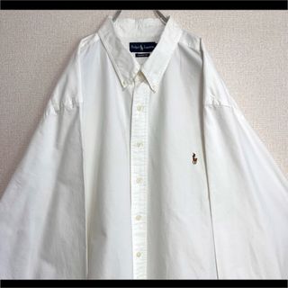 Ralph Lauren - ラルフローレン BDシャツ ホワイト マルチポニー ゆる