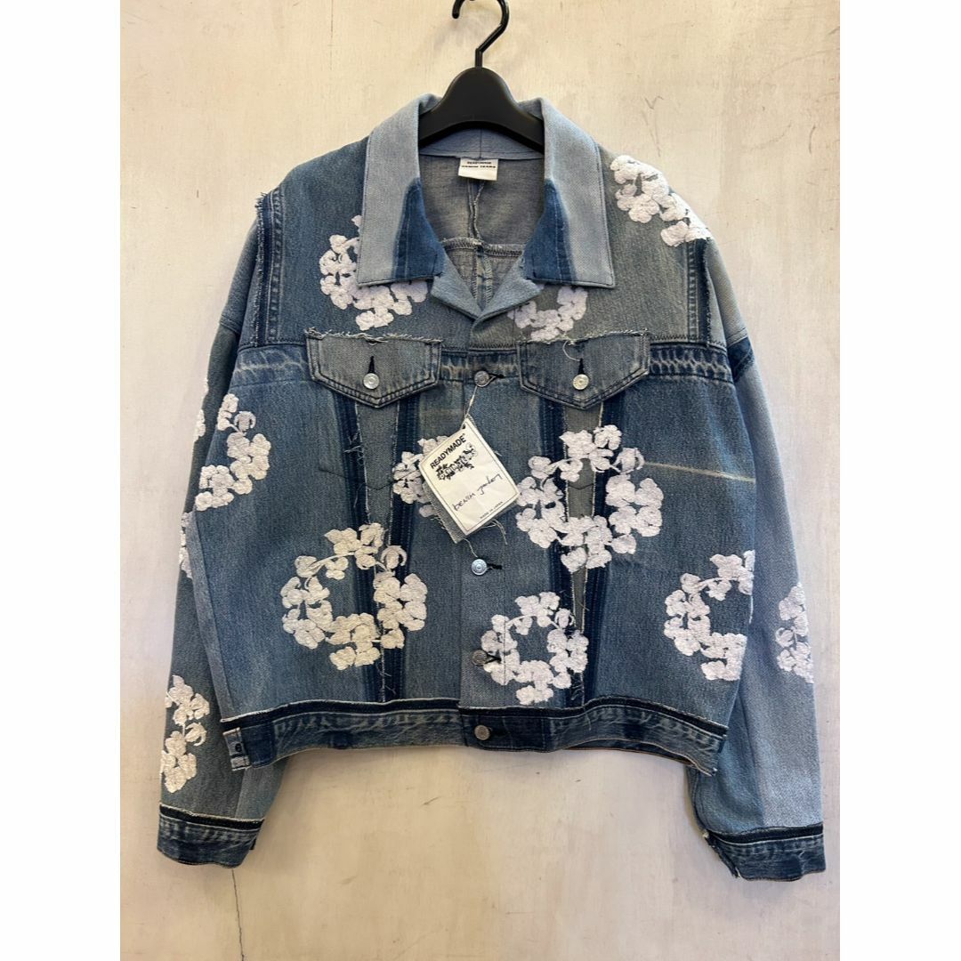 レディメイド READY MADE ■ 【 DENIM JACKET RE CO BL 00 00 241 】 ヴィンテージ加工 1ST型 デニム ジャケット　30427