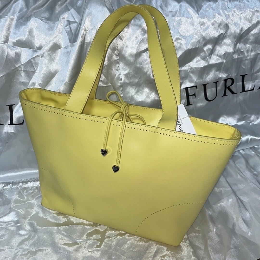 新品　未使用　FURLA フルラ イエロー　レザートートバッグ