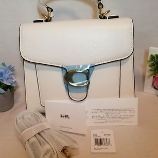 【24時間以内発送!】コーチ COACH タビー トップハンドル 20 白