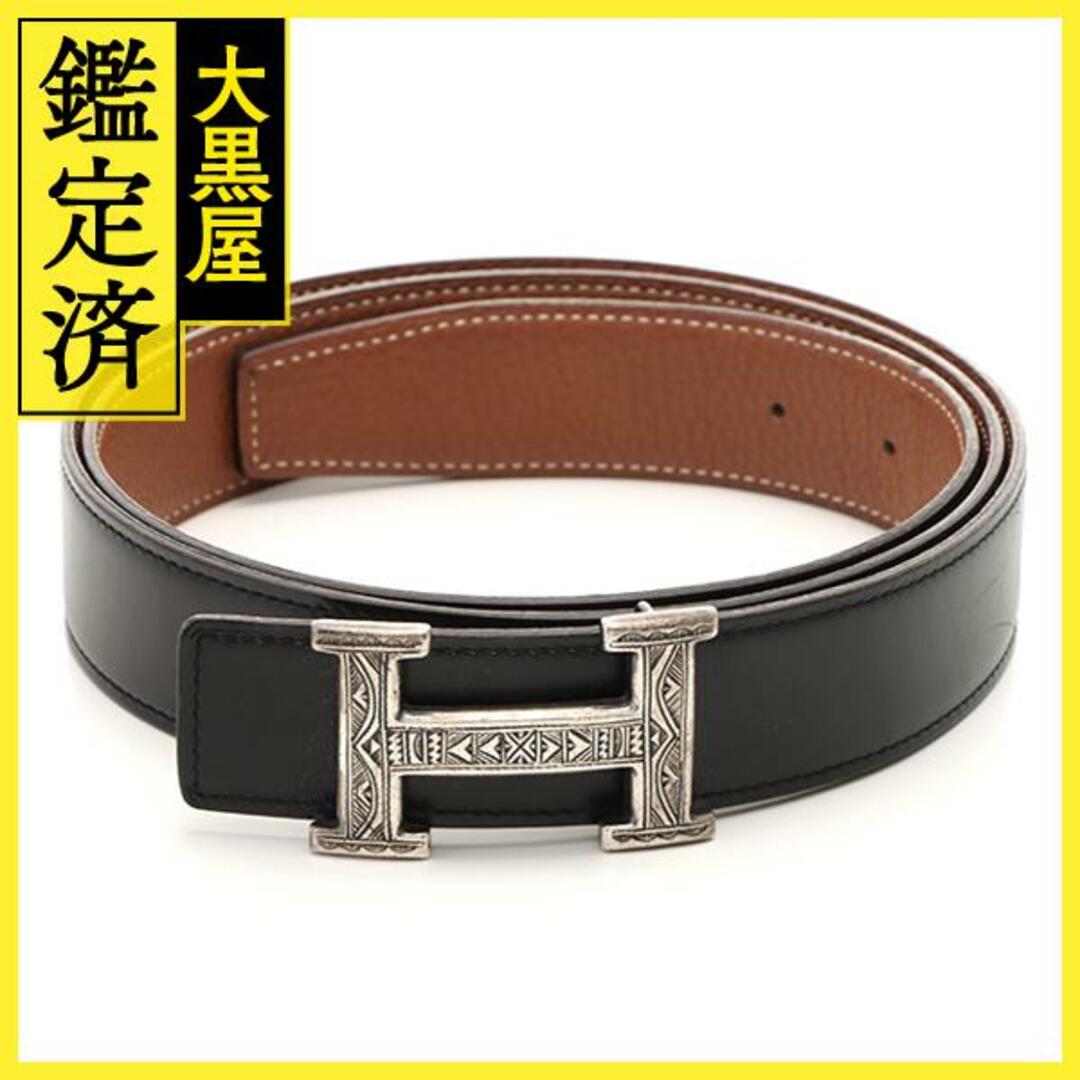 HERMES - HERMES　コンスタンスHベルト　トゥアレグ　ブラック　110cm　【431】