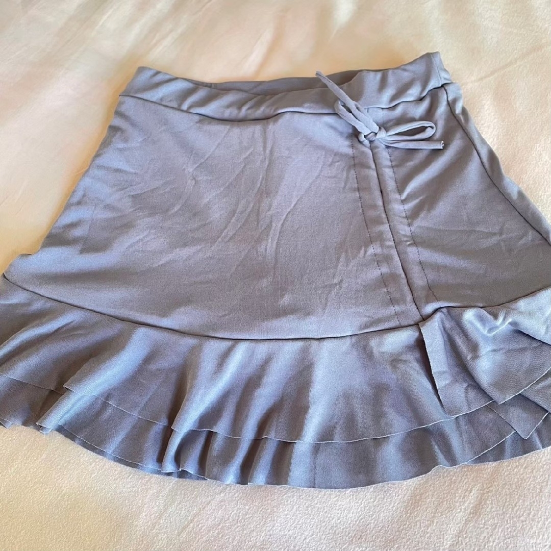 水着 XL レディース 体型カバー 可愛い ビキニ 韓国 セパレート スカート レディースの水着/浴衣(水着)の商品写真