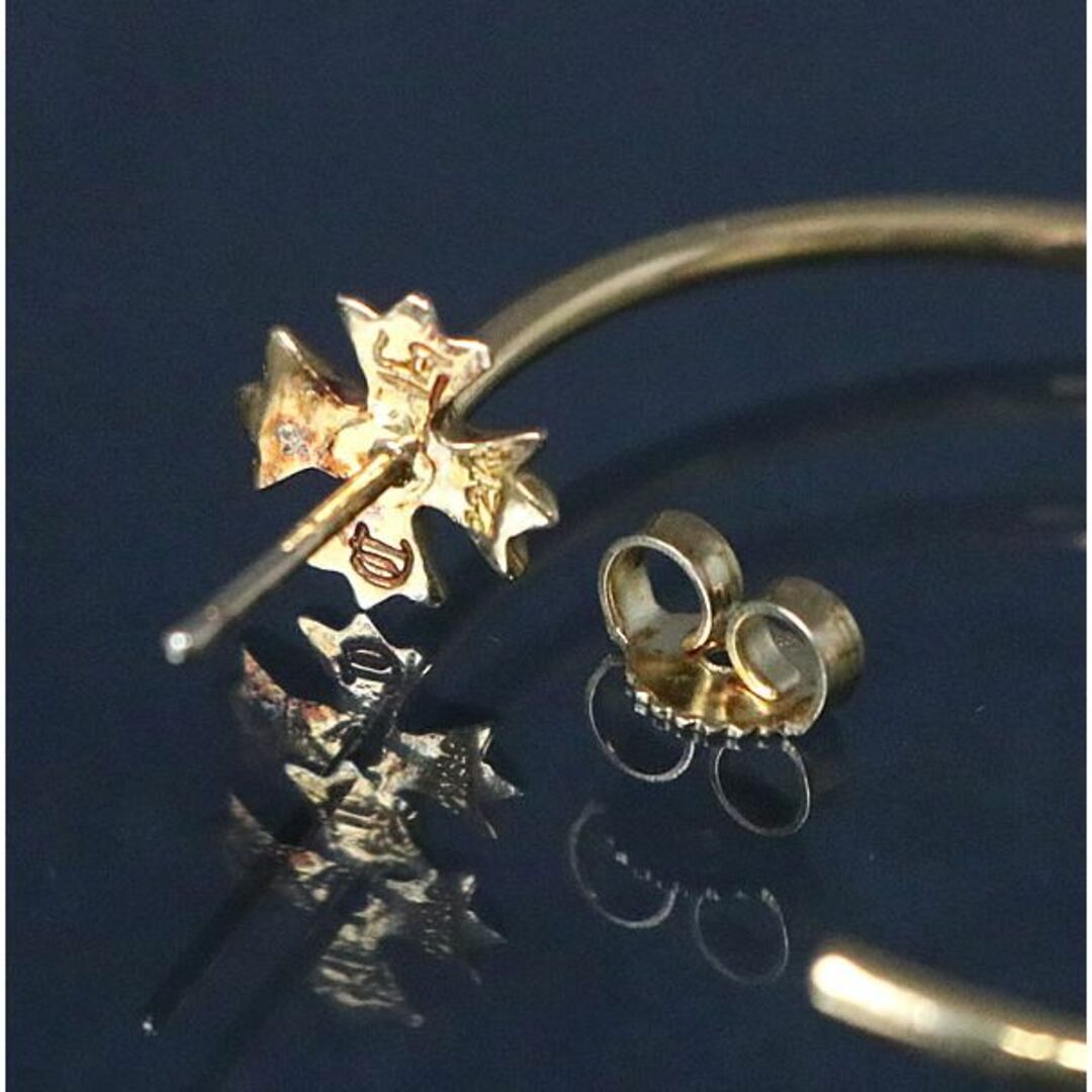 Chrome Hearts - 銀座店 クロムハーツ 22K クロスオン フープピアス