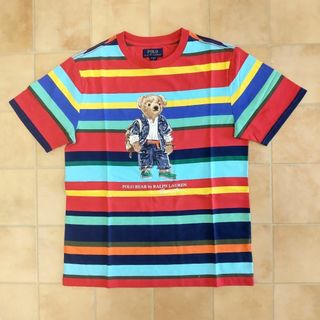 ポロラルフローレン(POLO RALPH LAUREN)の[新品 未使用] ラルフローレン　ポロベア　半袖Tシャツ　BOYSＬ ボーダー(Tシャツ/カットソー(半袖/袖なし))