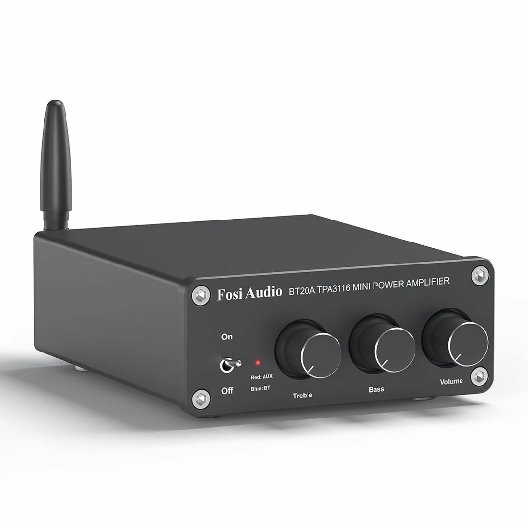 スマホ/家電/カメラFosi Audio BT20A Bluetooth 5.0 パワーアンプ 2.