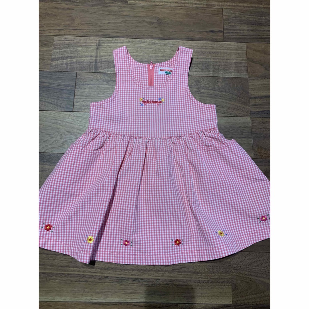 mikihouse(ミキハウス)のミキハウス　ワンピース100 キッズ/ベビー/マタニティのキッズ服女の子用(90cm~)(ワンピース)の商品写真