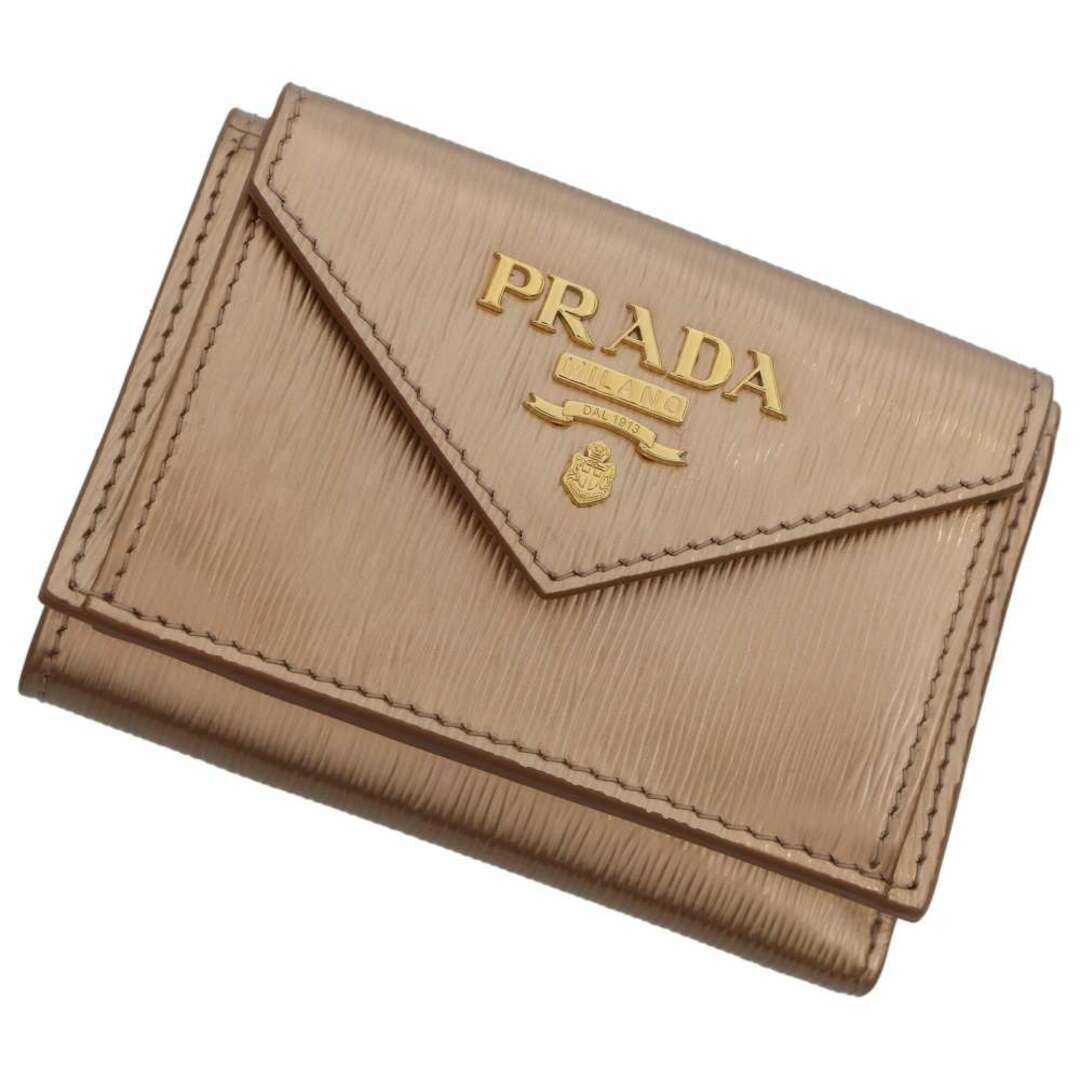 プラダ 三つ折り財布 サフィアーノ コンパクトウォレット 1MH021 PRADA 財布