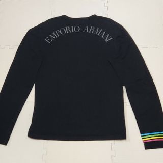 エンポリオアルマーニ(Emporio Armani)のエンポリオアルマーニ バックロゴプリント 長袖Tシャツ(Tシャツ/カットソー(七分/長袖))