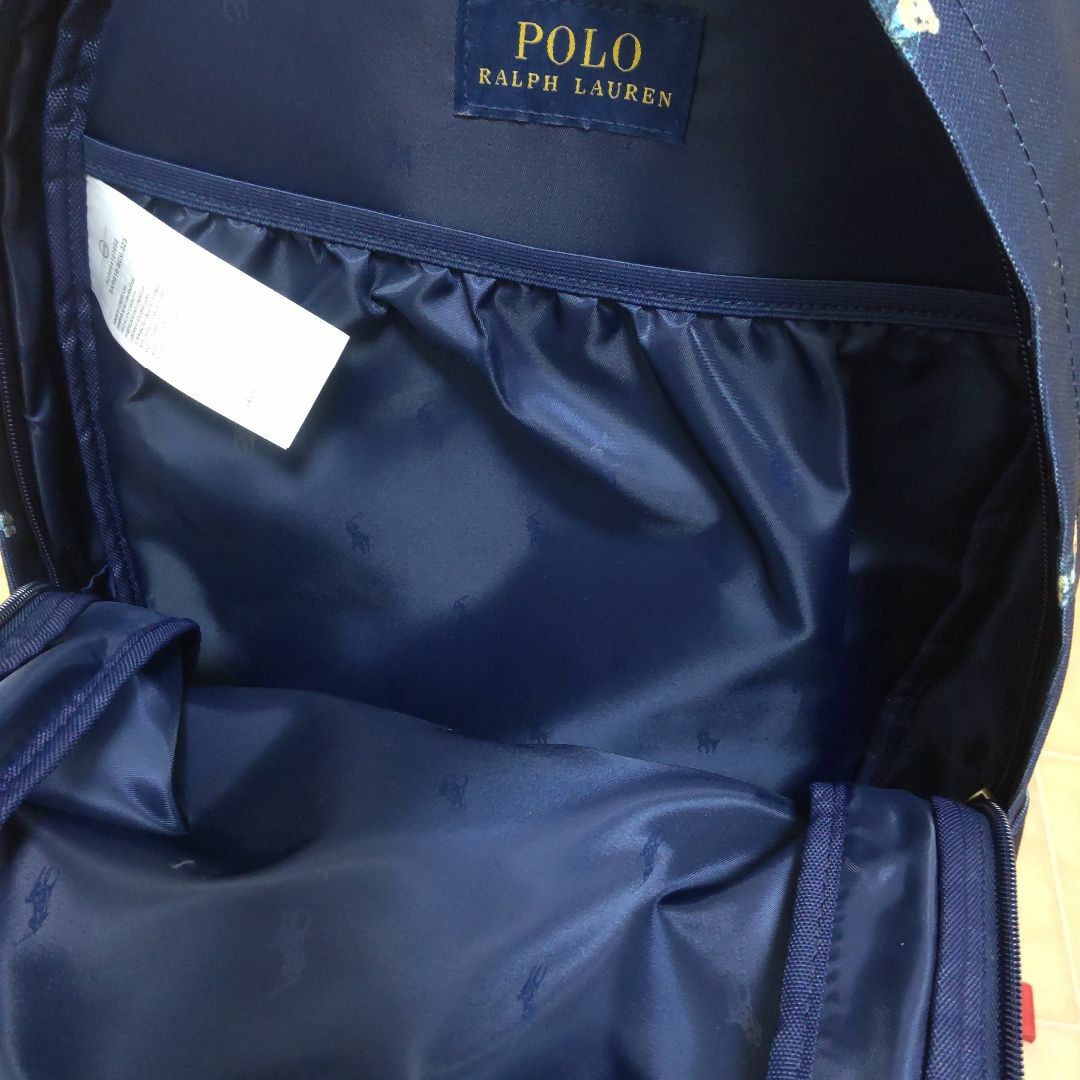 POLO RALPH LAUREN(ポロラルフローレン)の新品 ラルフローレン ポロベア 総柄　リュック　バックパック キッズ/ベビー/マタニティのこども用バッグ(リュックサック)の商品写真