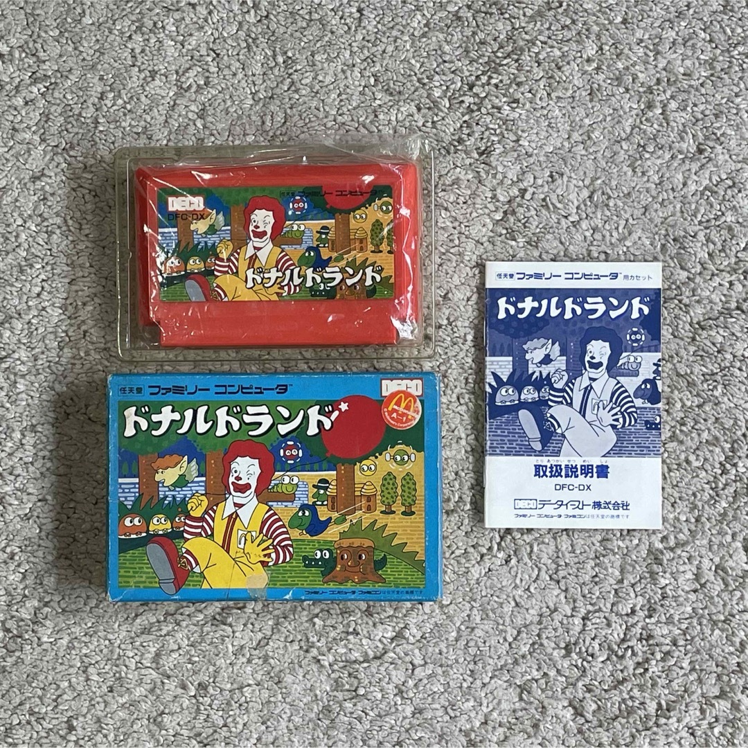 レトロゲーム良質なグラフィック・サウンドの傑作ゲー! 良品 激レア ドナルドランド 箱説付き