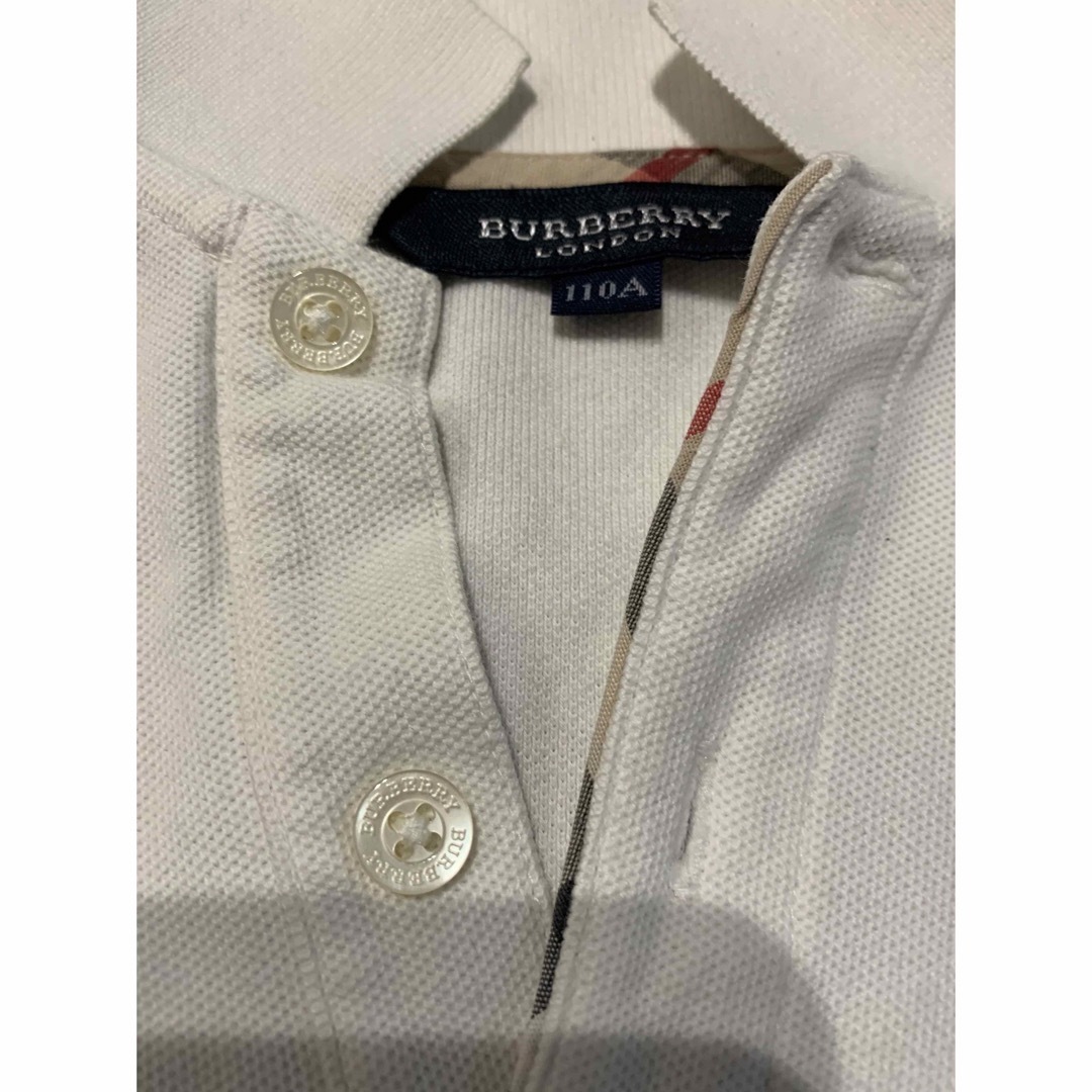 BURBERRY(バーバリー)のBurberry ポロシャツ110A キッズ/ベビー/マタニティのキッズ服男の子用(90cm~)(Tシャツ/カットソー)の商品写真