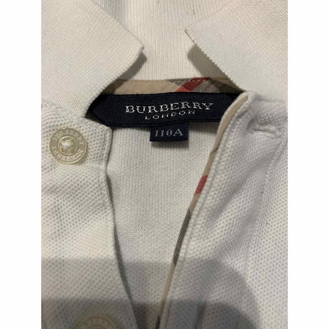 BURBERRY(バーバリー)のBurberry ポロシャツ110A キッズ/ベビー/マタニティのキッズ服男の子用(90cm~)(Tシャツ/カットソー)の商品写真