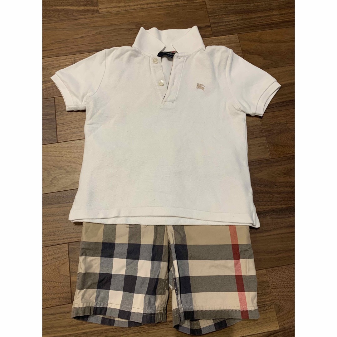 BURBERRY(バーバリー)のBurberry ポロシャツ110A キッズ/ベビー/マタニティのキッズ服男の子用(90cm~)(Tシャツ/カットソー)の商品写真