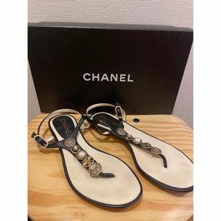 シャネル(CHANEL)のCHANEL シャネル  サンダル  トング　35.5サイズ(サンダル)