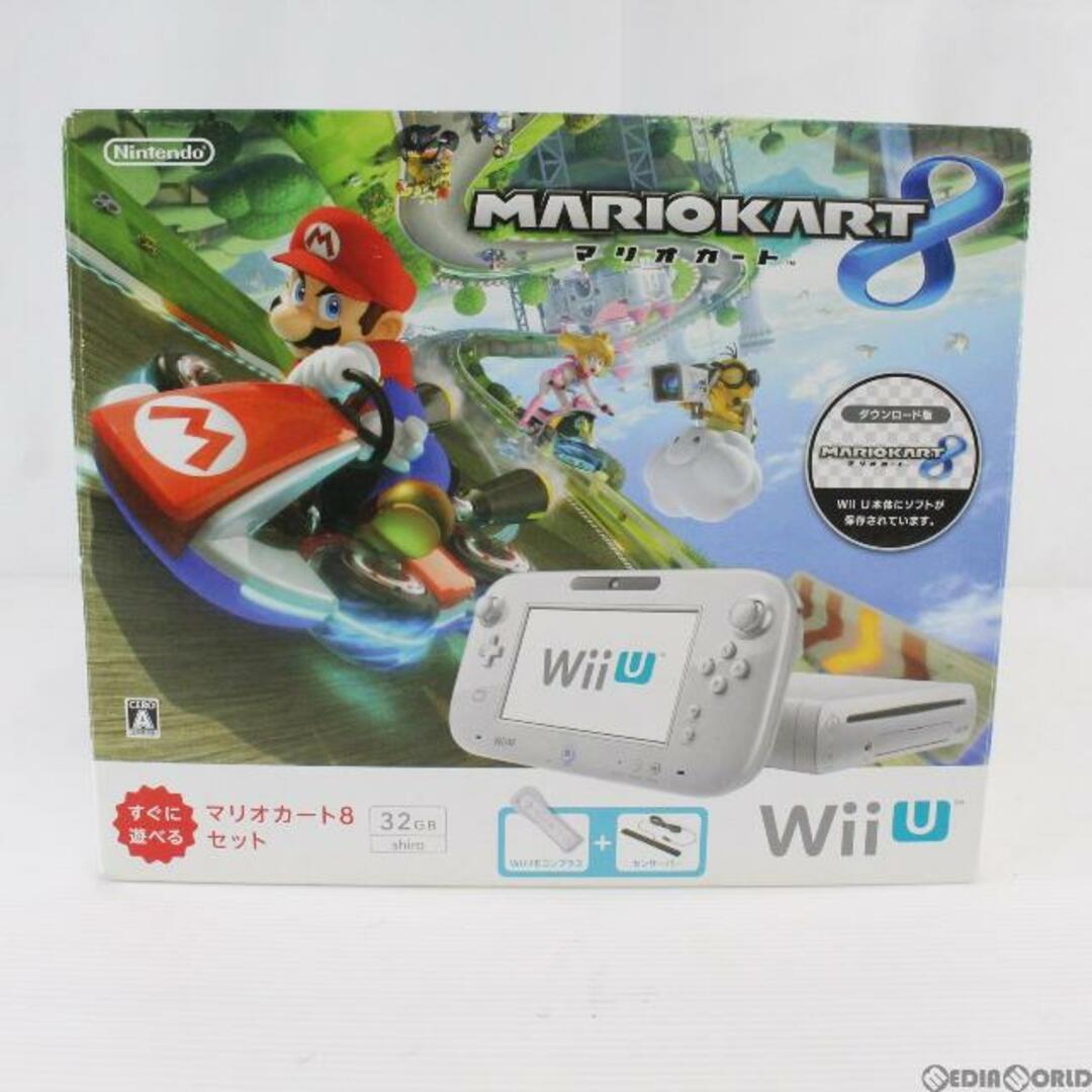 Wii U - (本体)Wii U すぐに遊べる マリオカート8セット シロ(WUP-S