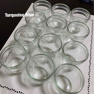 モロゾフ(モロゾフ)のMorozoff プリン　ガラス製　空き瓶　カップ12個セット ノーマル(グラス/カップ)