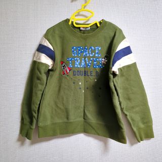 ダブルビー(DOUBLE.B)のミキハウス＊ダブルビー130cmビーくん宇宙トレーナー(Tシャツ/カットソー)